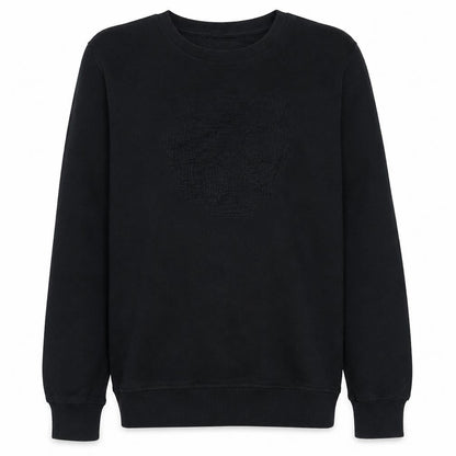 Kenzo Men's Black XL Embroidered Tiger Crew Neck Sweatshirt