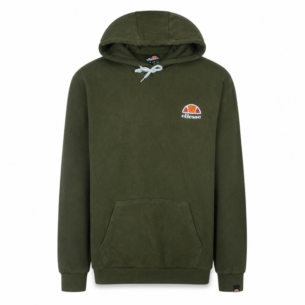 Ellesse Men's Green Pullover Hoodie XS Regular Fit Logo