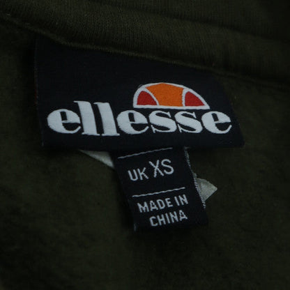 Ellesse Men's Green Pullover Hoodie XS Regular Fit Logo