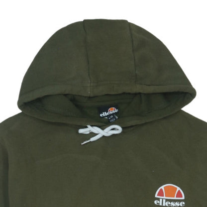 Ellesse Men's Green Pullover Hoodie XS Regular Fit Logo