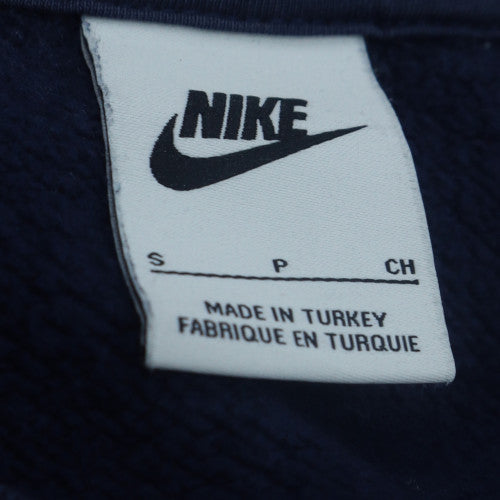 Nike Men's Blue Pullover Logo Sweatshirt Size S