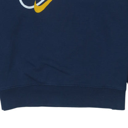 Nike Men's Blue Pullover Logo Sweatshirt Size S