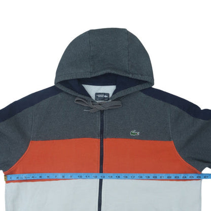 Lacoste Sport Men's Multicoloured 3XL Full Zip Hoodie