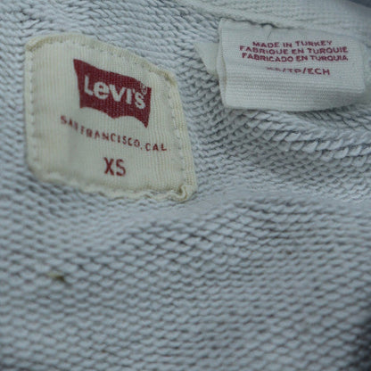 Levi's Men's Grey XS Pullover Hoodie with Logo Front