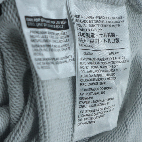 Levi's Men's Grey XS Pullover Hoodie with Logo Front