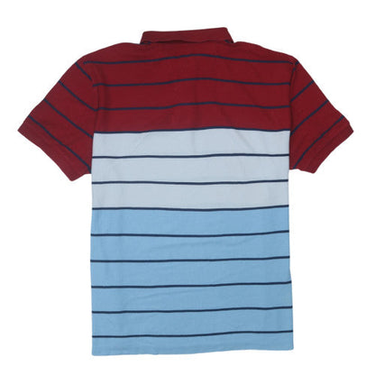 Nautica Men’s Multicoloured Striped Polo Shirt 2XL Classic Fit