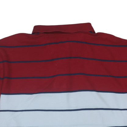 Nautica Men’s Multicoloured Striped Polo Shirt 2XL Classic Fit