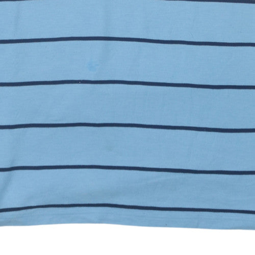Nautica Men’s Multicoloured Striped Polo Shirt 2XL Classic Fit