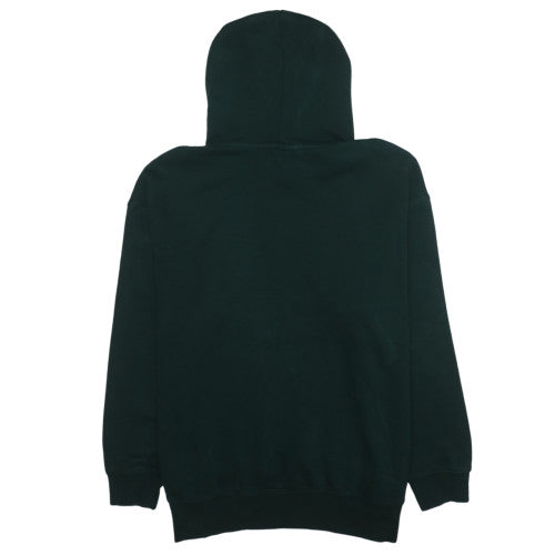 Nike Men's Green Pullover Hoodie M Fleece Logo Sweatshirt