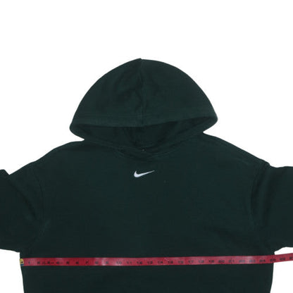 Nike Men's Green Pullover Hoodie M Fleece Logo Sweatshirt