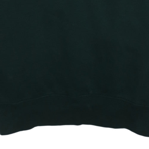 Nike Men's Green Pullover Hoodie M Fleece Logo Sweatshirt