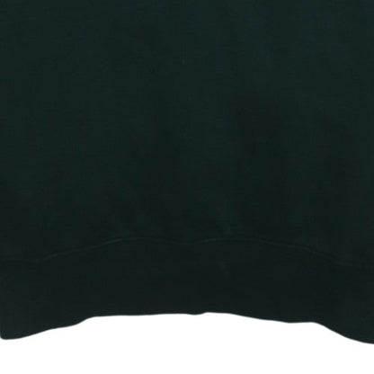 Nike Men's Green Pullover Hoodie M Fleece Logo Sweatshirt