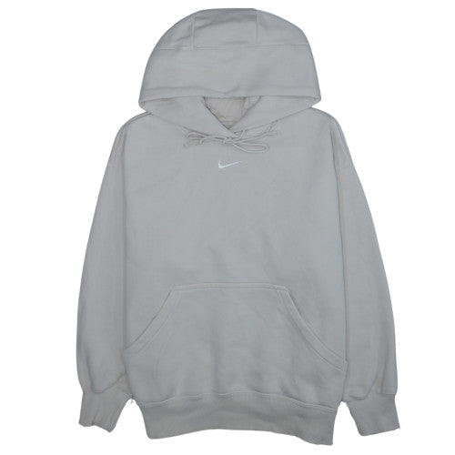 Nike Men's Beige Pullover Hoodie M Fleece Lined Regular Fit