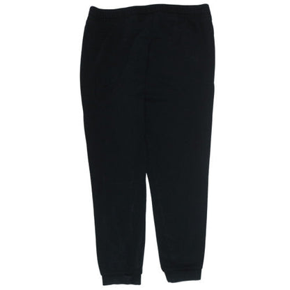 Emporio Armani Men’s Black Jogger Sweatpants in Medium Cotton Blend