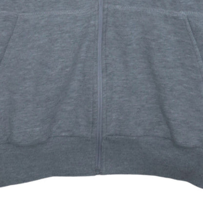 Umbro Men’s Grey Full Zip Hoodie XL Sports Fleece Sweatshirt