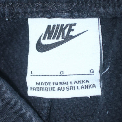 Nike Mens Black L Fleece Jogger Sweatpants Elastic Waist