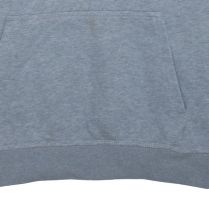 Nike Men's Grey Pullover Hoodie L Regular Fit Fleece Sweatshirt
