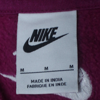 Nike Women’s Purple Pullover Hoodie Medium Logo Graphic Sweatshirt