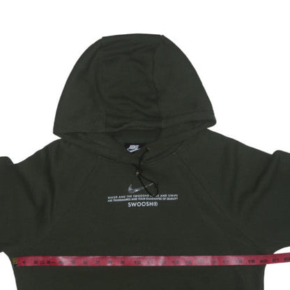 Nike Womens Green XS Pullover Hoodie with Front Pocket