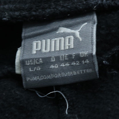 Puma Men's Black Jogger Trousers L Fleece Regular Fit Activewear