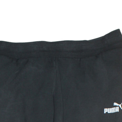 Puma Men's Black Jogger Trousers L Fleece Regular Fit Activewear