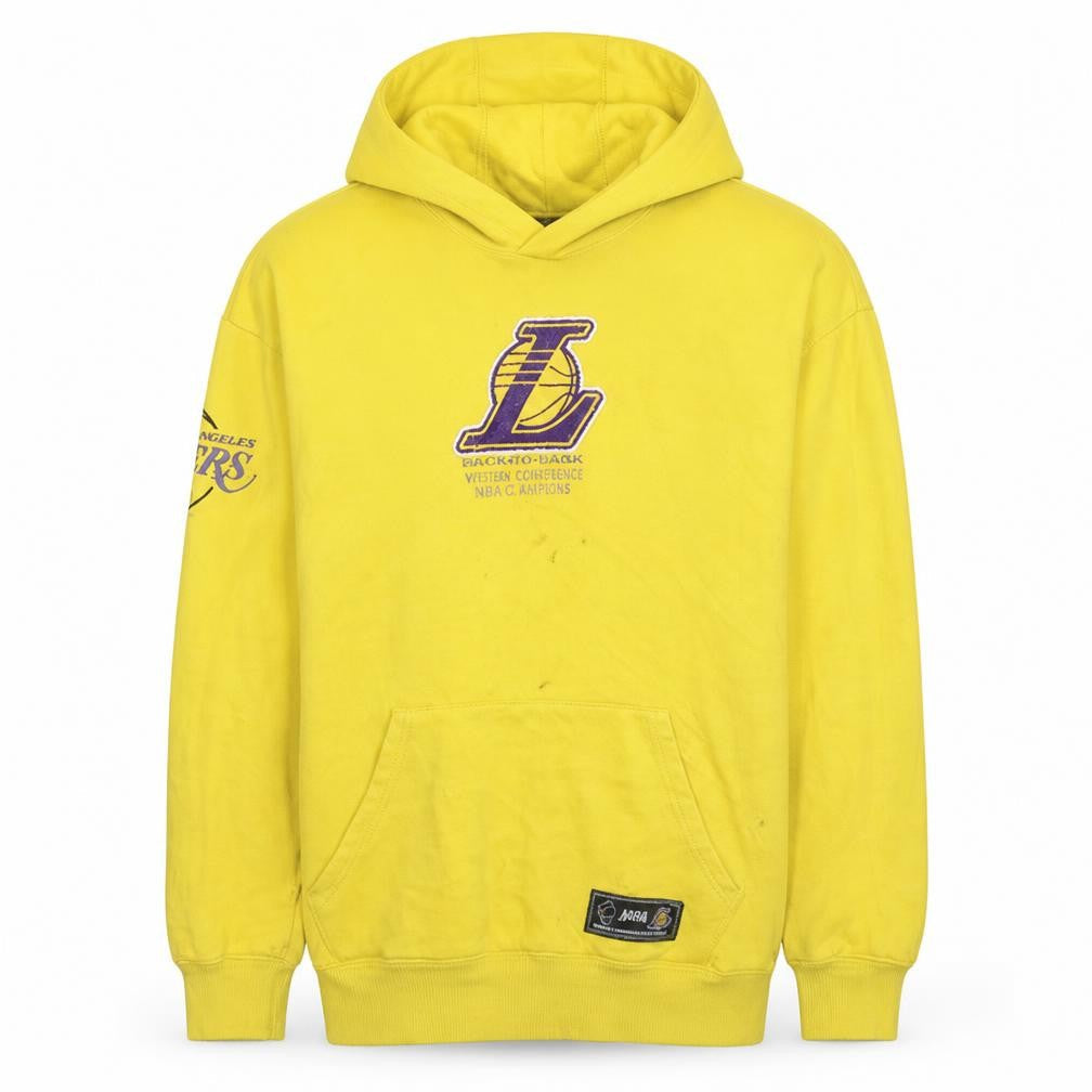 Primark NBA Men’s Yellow Lakers Pullover Hoodie L Long Sleeve