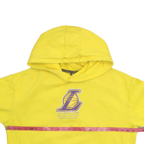 Primark NBA Men’s Yellow Lakers Pullover Hoodie L Long Sleeve