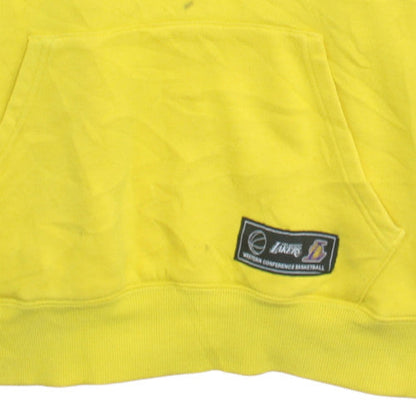 Primark NBA Men’s Yellow Lakers Pullover Hoodie L Long Sleeve