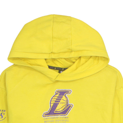 Primark NBA Men’s Yellow Lakers Pullover Hoodie L Long Sleeve