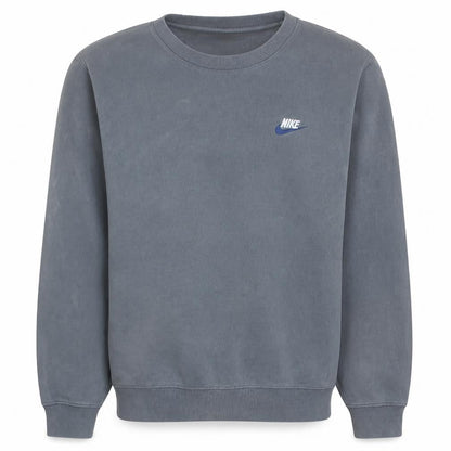 Nike Men's Grey Pullover Crew Neck Sweatshirt M Regular Fit