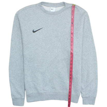 Nike Men's Grey Crew Neck Sweatshirt Medium Fleece Pullover
