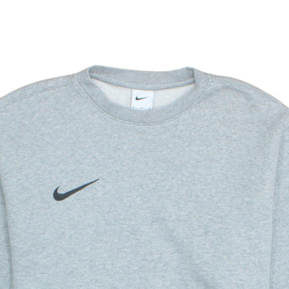 Nike Men's Grey Crew Neck Sweatshirt Medium Fleece Pullover