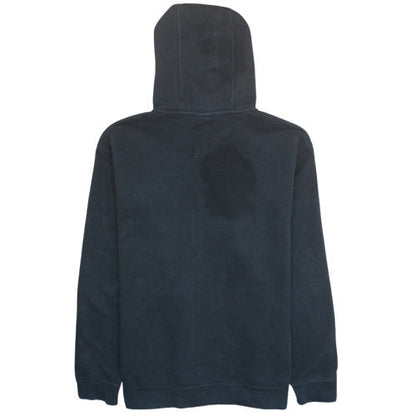 Nike Men's Black 2XL Full Zip Hoodie with Logo and Pockets