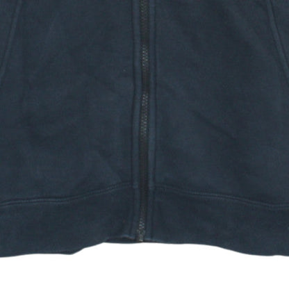 Nike Men's Black 2XL Full Zip Hoodie with Logo and Pockets