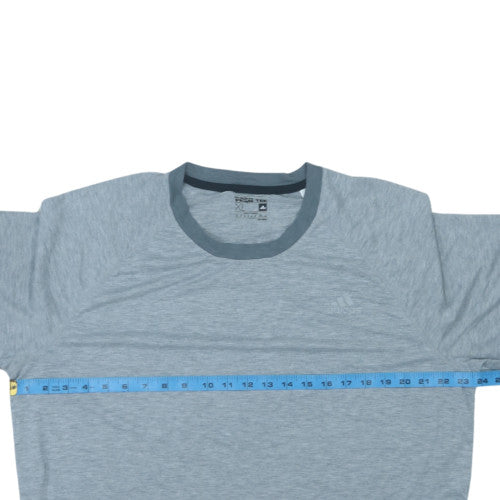 adidas Men's Grey XL Climalite Prime Tee Sports T-Shirt