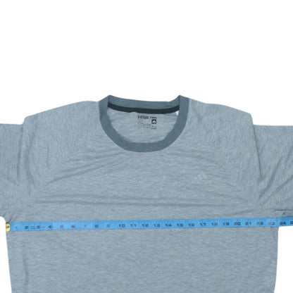 adidas Men's Grey XL Climalite Prime Tee Sports T-Shirt