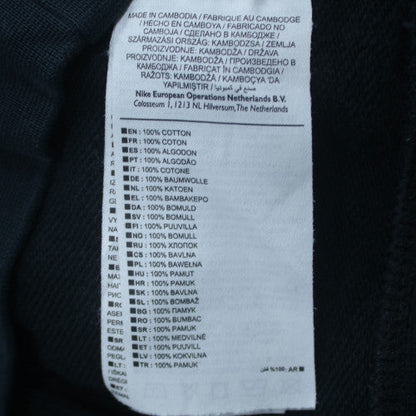 Nike Men's Black Cotton Pullover Sweatshirt Size M