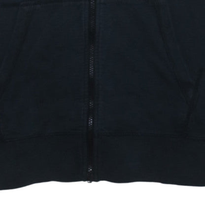 Nike Men's Black Full Zip Hoodie Size M Cotton Sportswear