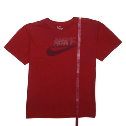 Nike Men's Red Athletic Fit Crew Neck Short Sleeve Graphic T-Shirt XXL