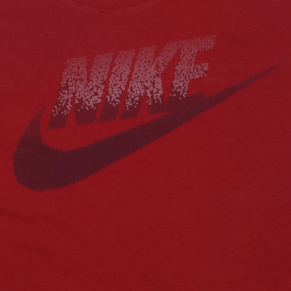 Nike Men's Red Athletic Fit Crew Neck Short Sleeve Graphic T-Shirt XXL