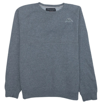 Kappa Mens Grey Medium Crew Neck Pullover Sweatshirt