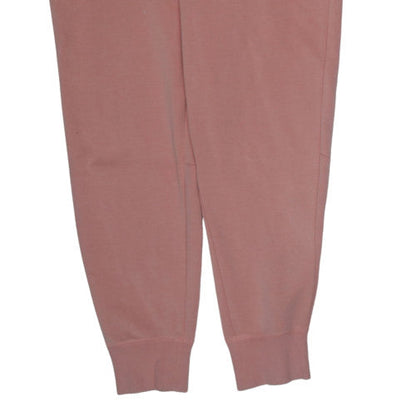 Nike Womens Pink Jogger Sweatpants L Regular Fit Cotton Blend