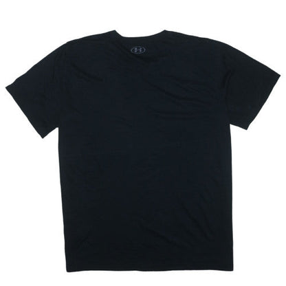 Under Armour Men's Black 4XL HeatGear Loose Fit T-Shirt