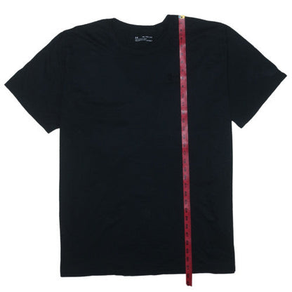 Under Armour Men's Black 4XL HeatGear Loose Fit T-Shirt