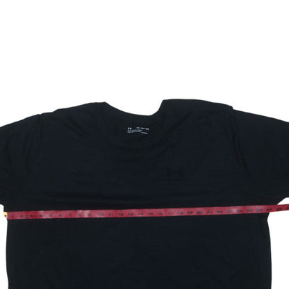 Under Armour Men's Black 4XL HeatGear Loose Fit T-Shirt
