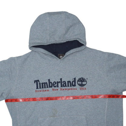 Timberland Men's Grey 3XL Pullover Hoodie Logo Graphic Print