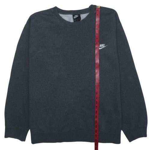 Nike Men's Grey 4XL Crew Neck Pullover Sweatshirt