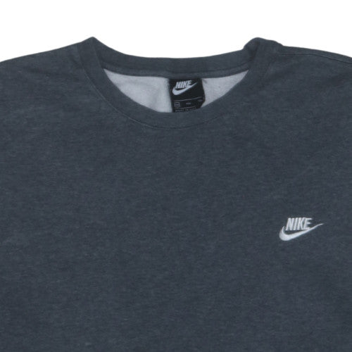 Nike Men's Grey 4XL Crew Neck Pullover Sweatshirt