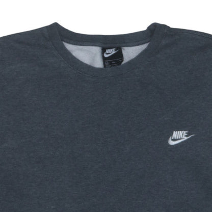 Nike Men's Grey 4XL Crew Neck Pullover Sweatshirt