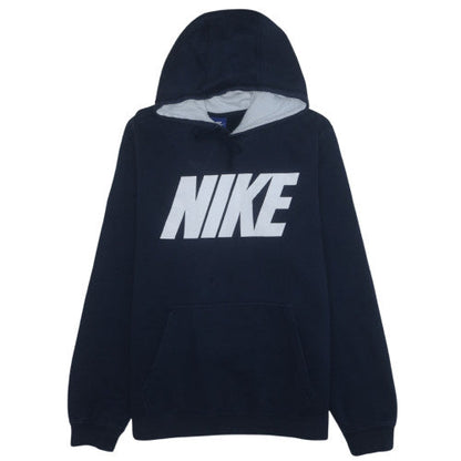 Nike Men's Blue Pullover Hoodie L Graphic Fleece Sportswear